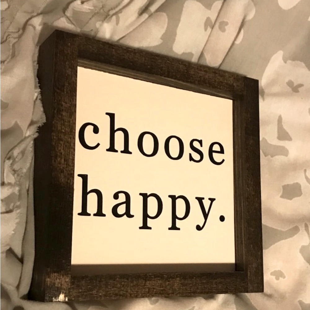 Wooden sign